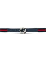 Gucci Kids ceinture Web - Bleu