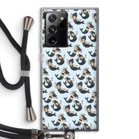 Zeemeermin: Samsung Galaxy Note 20 Ultra / Note 20 Ultra 5G Transparant Hoesje met koord