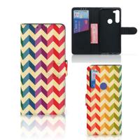 Motorola G8 Power | Telefoon Hoesje | Zigzag Multi Color