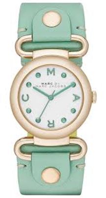 Horlogeband Marc by Marc Jacobs MBM1306 Leder Groen 24mm