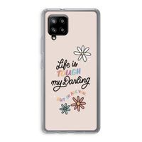 Tough Life: Samsung Galaxy A42 5G Transparant Hoesje