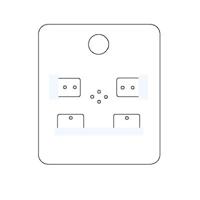 Byoux-kaartje type 12 - bxh 60x69 mm