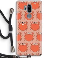Krab: LG G7 Thinq Transparant Hoesje met koord