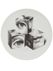 Fornasetti assiette "Tema e variazioni" - Blanc