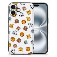 Back Case voor iPhone 16 Dieren Emojis