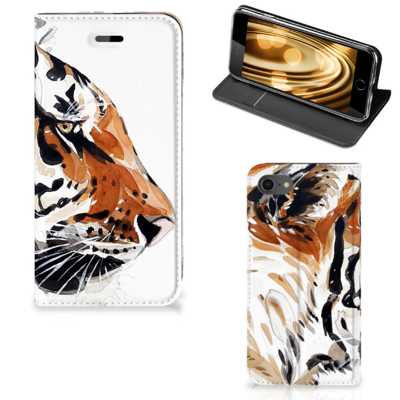 Bookcase iPhone 7 | 8 | SE (2020) | SE (2022) Watercolor Tiger