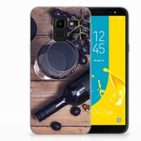 Samsung Galaxy J6 2018 Siliconen Case Wijn - thumbnail