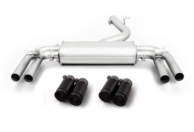 Remus uitlaat passend voor Audi S3 Sportback (8V) - Black Chrome 0469131500004683CBR