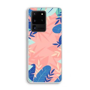 Tropisch: Samsung Galaxy S20 Ultra Transparant Hoesje