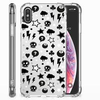 Extreme Case Apple iPhone X | Xs Silver Punk