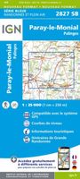 Wandelkaart - Topografische kaart 2827SB Paray-le-Monial | IGN - Institut Géographique National