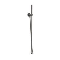Handdoucheset IVY Set Bestaande Uit Doucheslang 150 cm, Wandhouder Met Uitlaat En Staafhanddouche Geborsteld Metal Black PVD