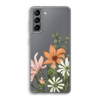 Floral bouquet: Samsung Galaxy S21 Transparant Hoesje