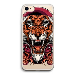 Tiger and Rattlesnakes: iPhone 7 Transparant Hoesje