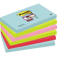 Post-it Plaknotitie 6556SMI 127 mm x 76 mm Turquoise, Neon-groen, Neon-pink, Papaverrood 540 vellen