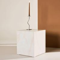 Nohr Salontafel 'Katiana' Marmerlook, 40 x 40cm, kleur Naturel