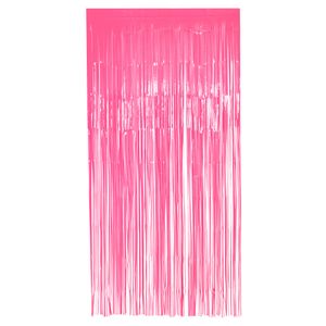 Deurgordijn Folie Neon Roze