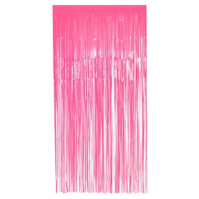 Deurgordijn Folie Neon Roze