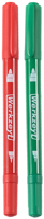 Werkzeyt Permanente Marker 2.2Mm Rood+Groen - ZYT24551