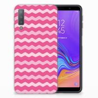 Samsung Galaxy A7 (2018) | TPU bumper | Waves Pink