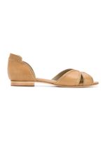 Sarah Chofakian leather ballerinas - Tons neutres