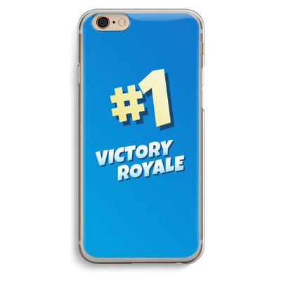 Victory Royale: iPhone 6 / 6S Transparant Hoesje