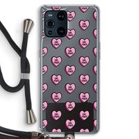 GIRL POWER: Oppo Find X3 Transparant Hoesje met koord
