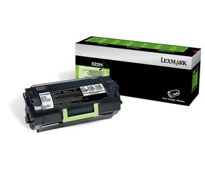 Lexmark toner zwart return program 522H, 25000 pagina's - OEM: 52D2H00