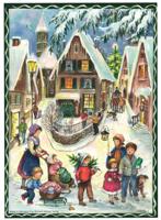 A4 Adventskalender Kerst in het Dorp