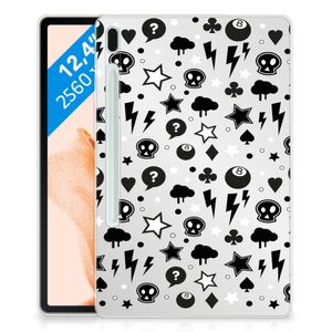 Tablet BackCover Samsung Galaxy Tab S7FE Silver Punk