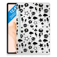Tablet BackCover Samsung Galaxy Tab S7FE Silver Punk - thumbnail