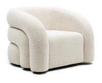Rivièra Maison Draaifauteuil 'Vittorio' Bouclé, kleur Simply White