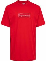 Supreme x KAWS t-shirt Chalk Logo - Rouge - thumbnail