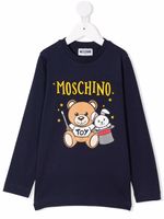 Moschino Kids sweat Teddy Bear à logo - Bleu