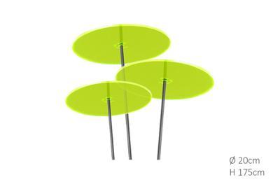 3 stuks! Zonnevangers Groen groot 175x20 cm Cazador Del Sol - Cazador del sol