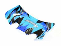 FTX - Vantage 2.0 Printed Rear Wing (black/blue/white) (FTX6290BL) - thumbnail