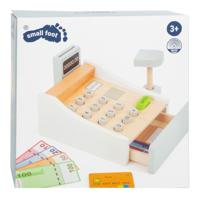 Small Foot - houten speelgoedkassa met accessoires, 15dlg.
