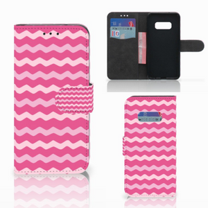 Samsung Galaxy S10e Telefoon Hoesje Waves Pink