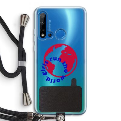 Run The World: Huawei P20 Lite (2019) Transparant Hoesje met koord