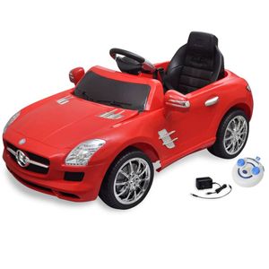 vidaXL Elektrische auto Mercedes Benz SLS AMG rood 6 V met afstandsbediening