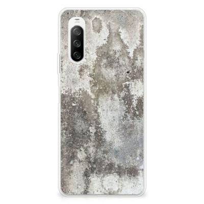 Sony Xperia 10 III | TPU | Siliconen hoesje | Beton Print
