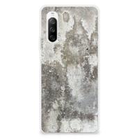 Sony Xperia 10 III | TPU | Siliconen hoesje | Beton Print