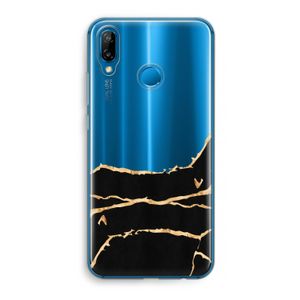 Gouden marmer: Huawei P20 Lite Transparant Hoesje
