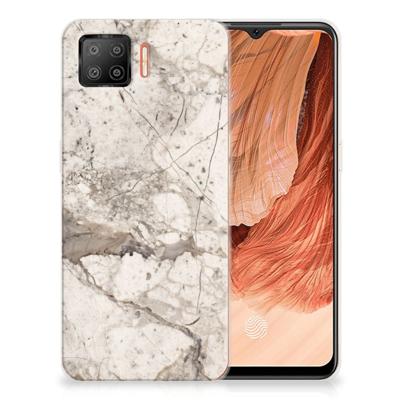OPPO A73 4G | TPU | Siliconen hoesje | Marmer Beige
