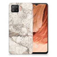 OPPO A73 4G | TPU | Siliconen hoesje | Marmer Beige