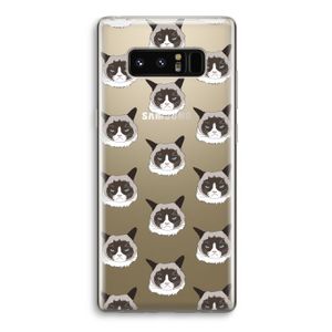 It's a Purrr Case: Samsung Galaxy Note 8 Transparant Hoesje
