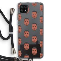 Kanye Call Me?: Samsung Galaxy A22 5G Transparant Hoesje met koord