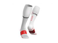 Compressport Full socks Run compressiesokken wit T2