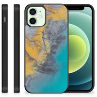 iPhone 12 Mini Gripcase Marble Blue Gold