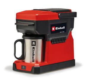 Einhell TE-CF18 Li-Solo Accu Koffieapparaat koffiefiltermachine Accu en lader niet inbegrepen| 2-in-1: filterkoffieapparaat en koffiepadmachine